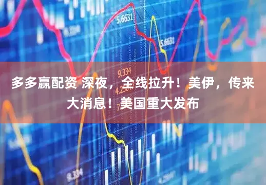 多多赢配资 深夜，全线拉升！美伊，传来大消息！美国重大发布